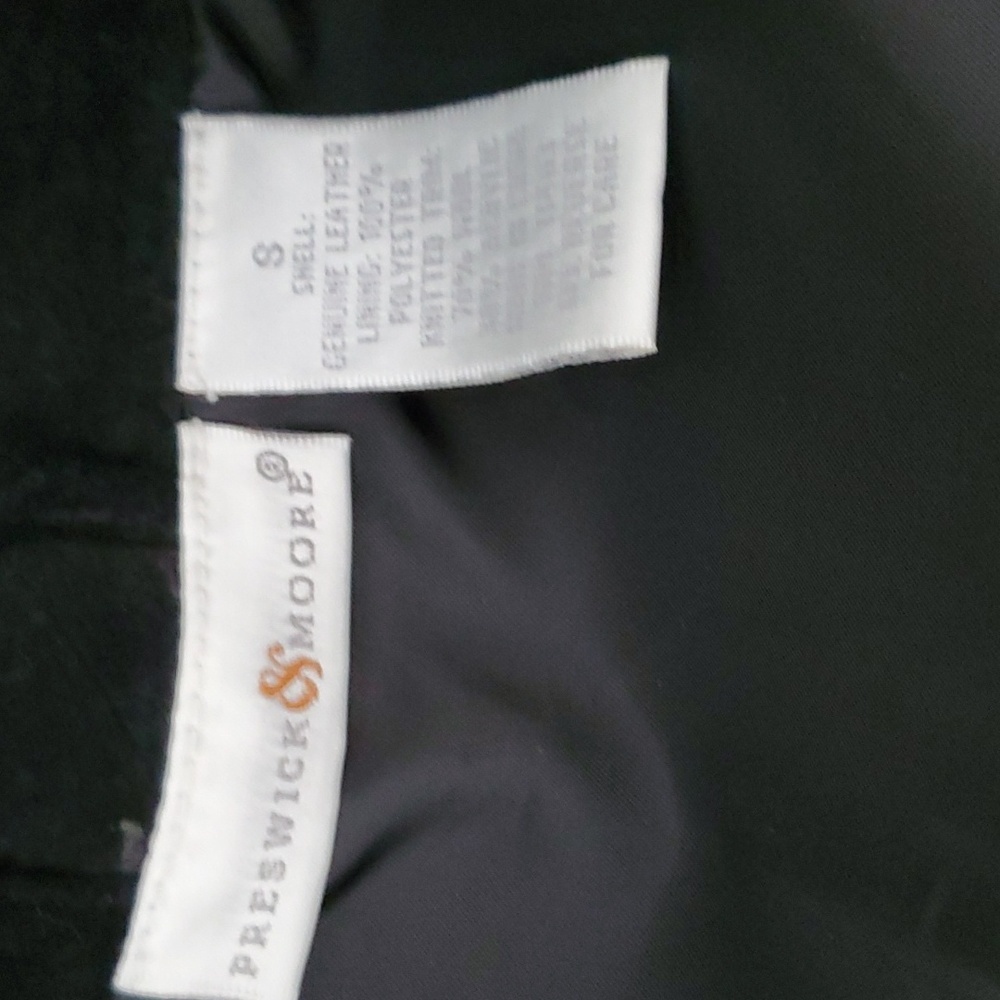 Preswick & Moore Suede Leather Sweater Jacket 8 - Picture 6 of 6